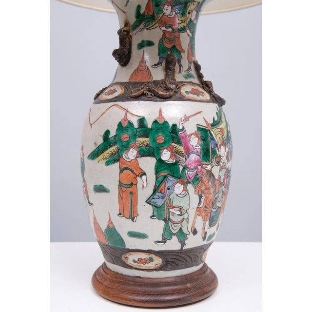 Earthenware Table Lamp, China, 1890s For Sale - Image 6 of 13