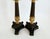 19th C French Charles X Gilt & Patinated Bronze Candlesticks - A Pair For Sale - Image 9 of 14