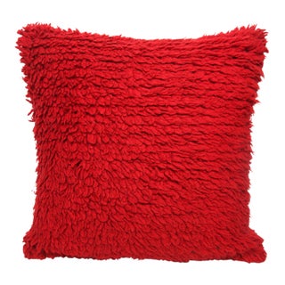 Handmade Home Decor Red Tone Pillow Cover -20'' X 20'' For Sale