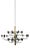 Brass Chandelier by Gino Sarfatti for Flos, 1970s For Sale