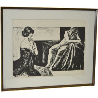 Vintage Lithograph by Gerald Gooch C. 1965 For Sale