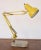 Mid-Century Modern Vintage Yellow Luxo Articulating Desk Lamp With Carrara Marble Base For Sale - Image 3 of 13