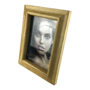 Vintage Solid Oak Standing Photo Frame