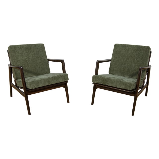 Set of Model 300-139 Armchairs from Swarzędz Furniture Factory, 1960s For Sale
