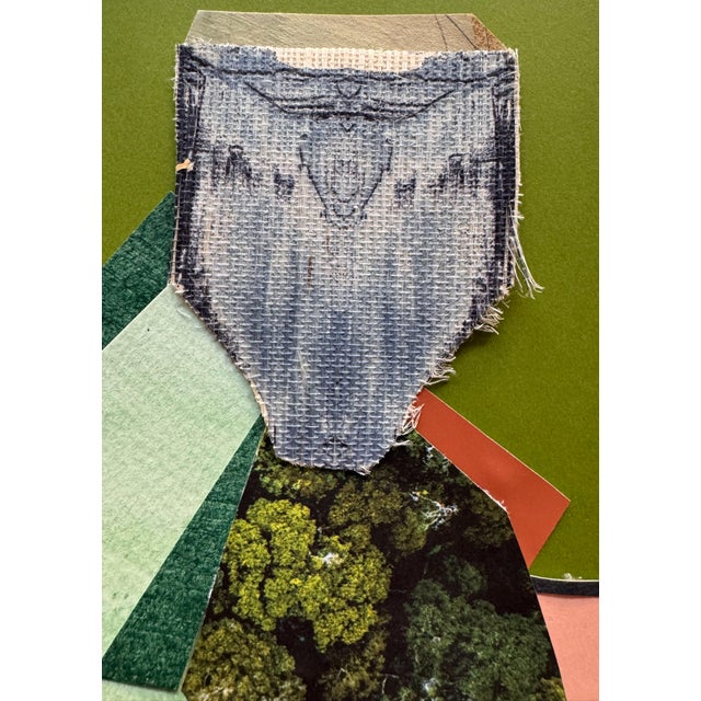 Paper "Pop Music 20" Original Mixed-Media Collage on Paper by Zac Woodiel For Sale - Image 7 of 9