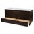 2020s Halmstad 72 in. W Rectangular Wood Double Sink 5 Drawer Bathroom Vanity Set, Walnut For Sale - Image 5 of 11