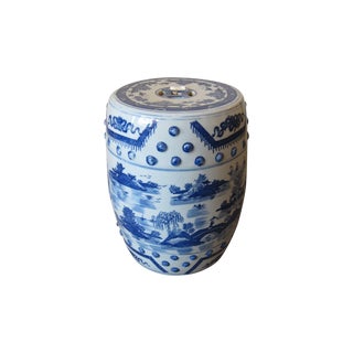 Chinoiserie Garden Stool For Sale