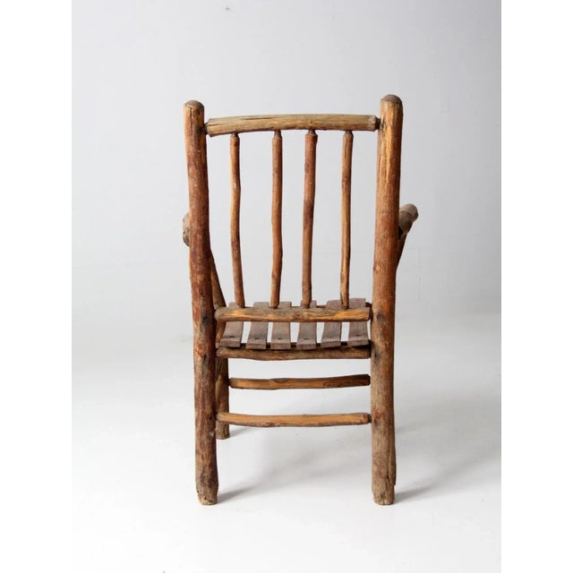 Old Hickory Chair For Sale - Image 4 of 12