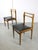 Seat height: 44cm. Well preserved dining chairs made in the year of 1970. Wood exhibiting nice patina. Price per piece....