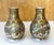 A pair of small ceramic vases with superb surface decorations made by Japanese studio Seikozan circa 1890-1910s (late...