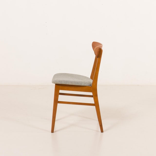Teak and Wool Chairs from Farstrup Møbler, 1960s, Set of 4 For Sale - Image 10 of 18