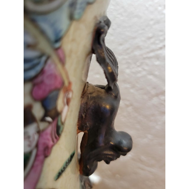 Vintage San Pacific Asian Style Lamp For Sale - Image 4 of 9