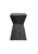 Sculptural Suar Wood Side Table, Burnt Finish Modern Organic For Sale - Image 4 of 4