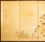 Lovely Japanese 4-panel painted silk Byobu (folding screen) "Tit and Chrysanthemums", signed and sealed by artist....