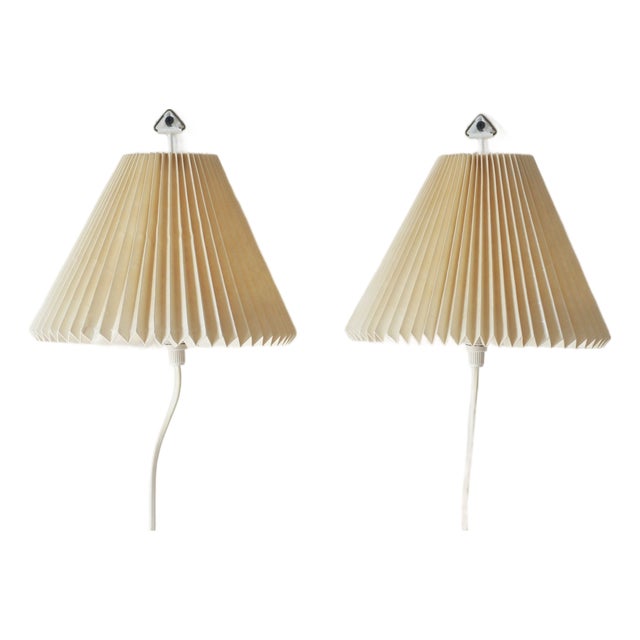 Model 203 Wall Lights by Henning Seidelin for Le Klint, Denmark, 1960s, Set of 2 For Sale
