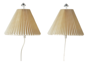 Model 203 Wall Lights by Henning Seidelin for Le Klint, Denmark, 1960s, Set of 2