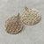 Contemporary Syna Yellow Gold Flower of Life Earrings with Diamonds, a Pair For Sale - Image 3 of 6