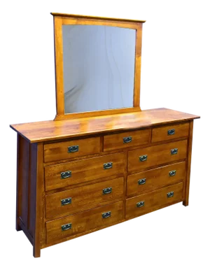 Mission 9 Drawer Dresser - Michael's Cherry (Mc-A)