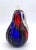 20th Century Murano Italian Red and Blue Glass Pear Fruit Paperweight For Sale - Image 9 of 9