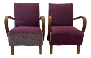 Vintage Relax Chairs by Halabala, 1950, Set of 2