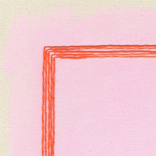 Not Yet Made - Made To Order Pair of Sage Green and Bright Magenta Pink Abstract Art Prints | Set of 2, 30 X 30 In. Prints, Unframed For Sale - Image 5 of 5