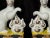 Large Pair of Japanese Inari Fox Figures — Gilt Porcelain Temple Guardians For Sale - Image 9 of 13