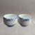 Pair of Arita Blue White Japanese Teacups and Lacquer Plates For Sale In Raleigh - Image 6 of 7