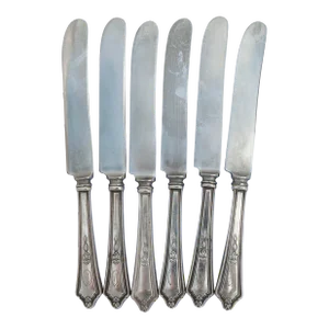 Set of 6 Antique Gorham Shelburne Dinner Knives, 1914