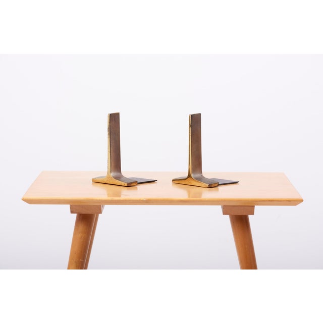 Modernist Bronze Bookends by Ben Seibel, USA, 1950s, Set of 2 For Sale - Image 17 of 18