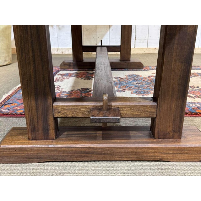Elm Monastery Table, 1970s For Sale - Image 16 of 18