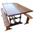 Victorian Refectory Farmhouse Dining Table, Seats Eight Benches not included. Material: Walnut A substantial Victorian...