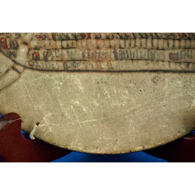 Fire-Enamelled Copper Plate with Odyssey Ulysses Voyage Motig from B.M.B. Manufacture, Florence, 1920s For Sale - Image 18 of 18