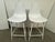 Article Svelti Pure White Counter Stools, Pair For Sale - Image 9 of 12
