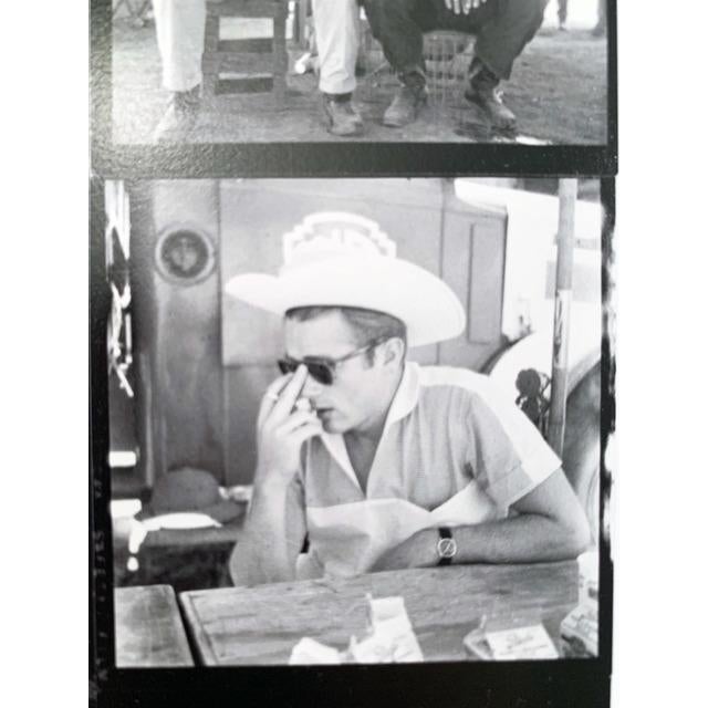 James Dean on the set of the movie "Giant", Continuous Tone (No Dots) Lithographic Print, 1985 Continiuous Tone (No Dots)...