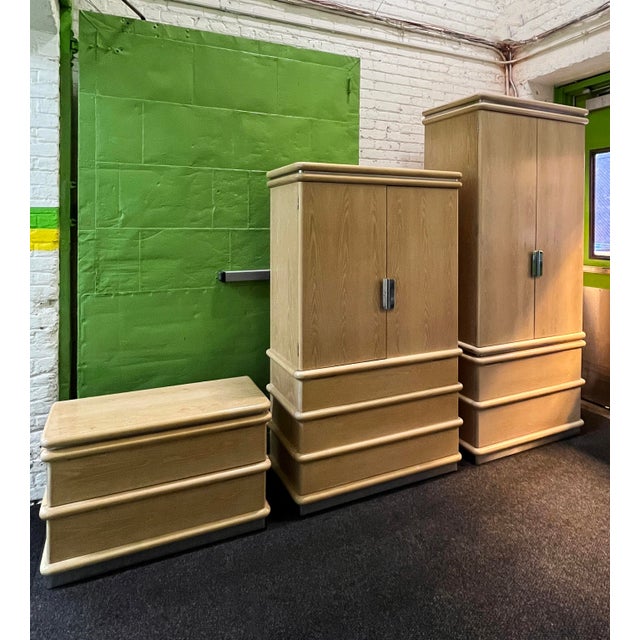 1980s Jay Spectre 2 Drawer Chest of Drawers, 1980s Signed For Sale - Image 5 of 9