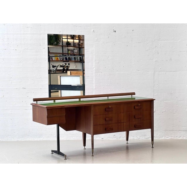 Mid-Century Modern Vintage Italian Sideboard with Mirror, 1960s For Sale - Image 3 of 17