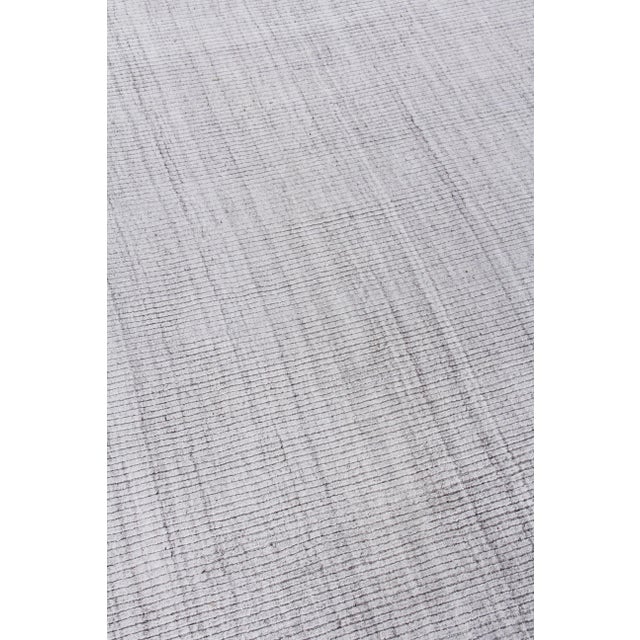 Not Yet Made - Made To Order Hamm Hand loom Wool/Viscose Silver Rug-10'x14" For Sale - Image 5 of 8