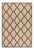 Coastal Indoor Outdoor Rug Cream & Beige 3'x5' For Sale