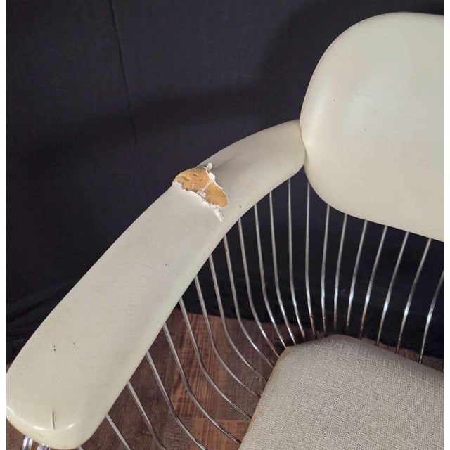 Vintage Warren Platner Designer Arm Chair For Sale In Philadelphia - Image 6 of 10