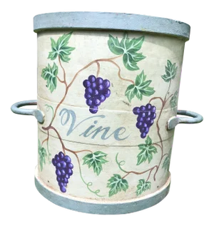 Antique Painted Cheese Press Bucket
