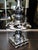 Late 20th Century Black Lacquer With Intricate Mother-Of-Pearl Inlays Planter For Sale - Image 5 of 10