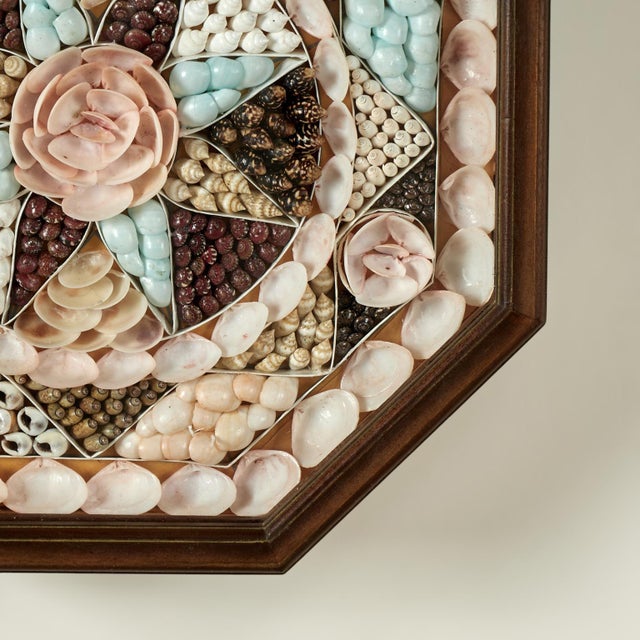 Brown Vintage Sailors Valentine For Sale - Image 8 of 9