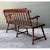 Wood Vintage Ethan Allen Pine Spindle Back Deacons Bench For Sale - Image 7 of 12