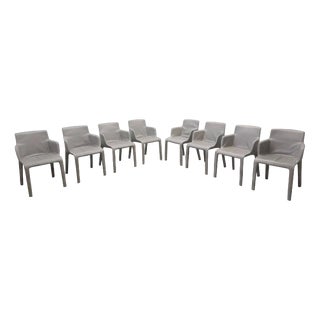 Gio Chairs in Leather by Walter Knoll, Set of 8 For Sale