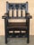 19th Century Spanish Colonial Altar Carved Armchairs with Wood Seat For Sale - Image 10 of 18