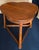Mid 20th Century Mid Century Trefoil, Clover Leaf Side Table With Faux Bamboo Carved Legs For Sale - Image 5 of 8