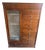 Cabinet with Chest of Drawers and Display Cabinet in Walnut, Early 1900s For Sale