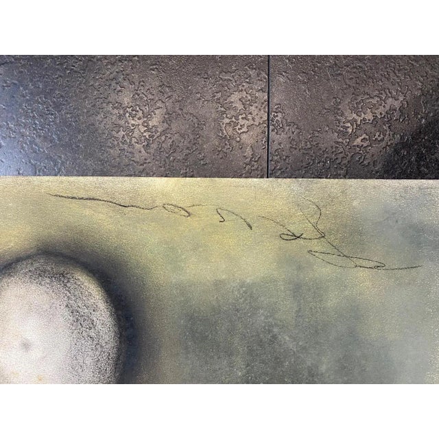 Contemporary José Gerson, Surrealist Composition No. 3, Pastel on Paper, 1980 For Sale - Image 3 of 7