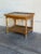 1970s Oak Tile Top Rolling Bar Cart Serving Tea Table in Style of Henning Kjaernulf Denmark Mid-Century 1970s For Sale - Image 5 of 10