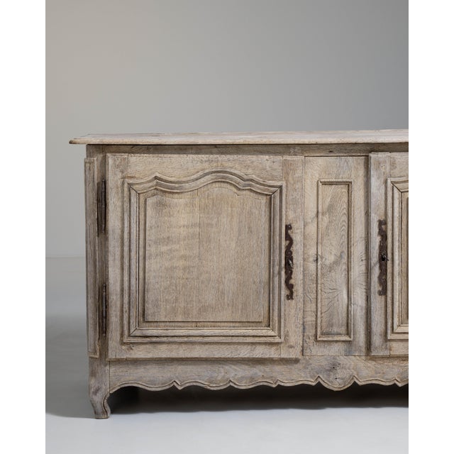Louis XV Oak Buffet, Rococo Style, France, Early 19th Century For Sale - Image 10 of 15